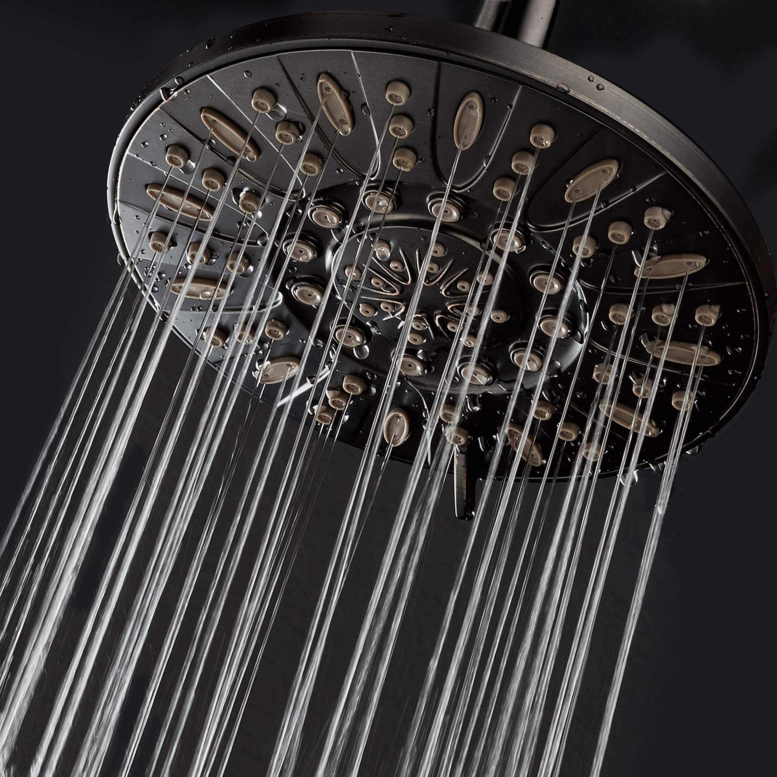 AquaDance angle-adjustable head directs water for precise coverage.