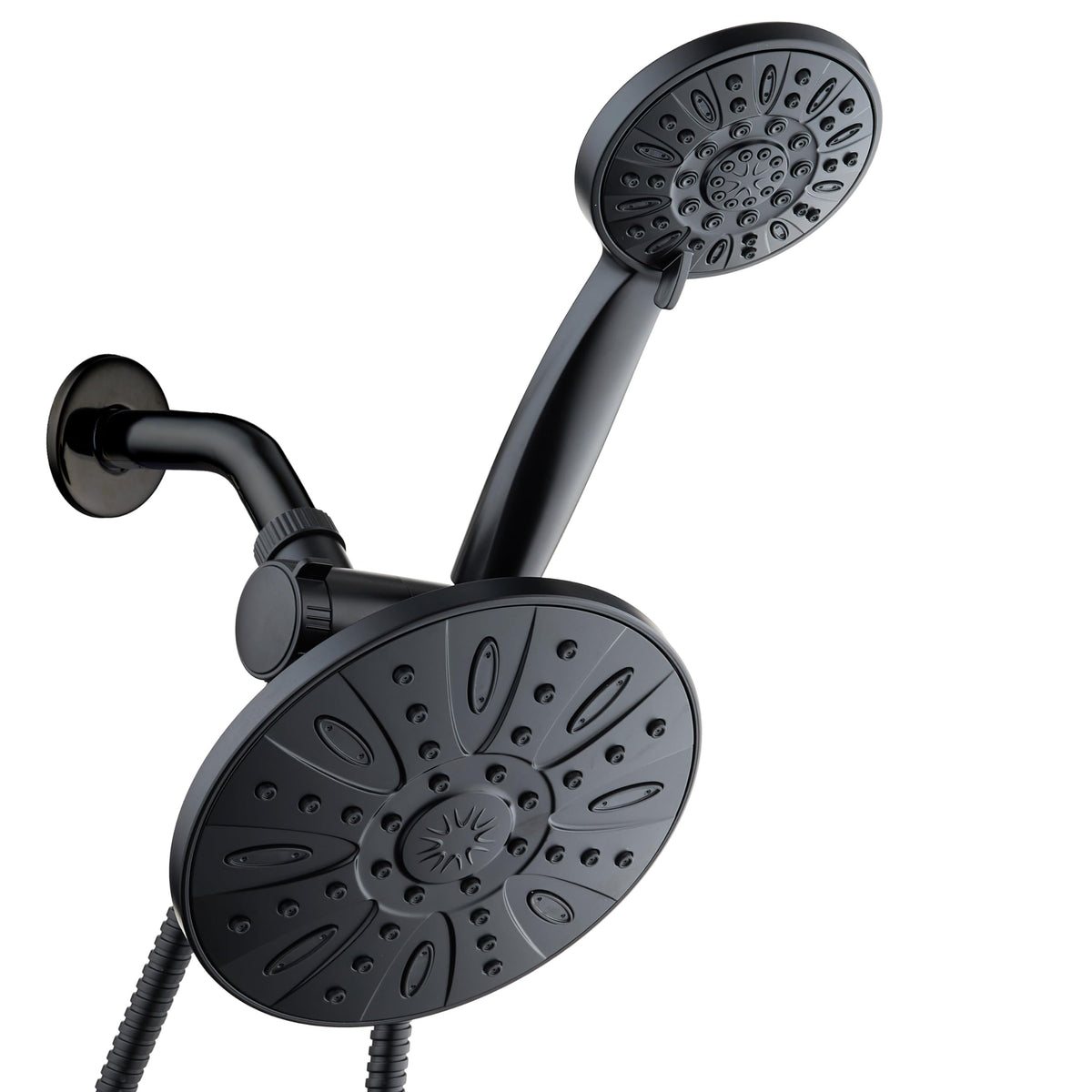 AquaDance 7-Inch rainfall showerhead close-up face with rub-clean jets for easy cleaning