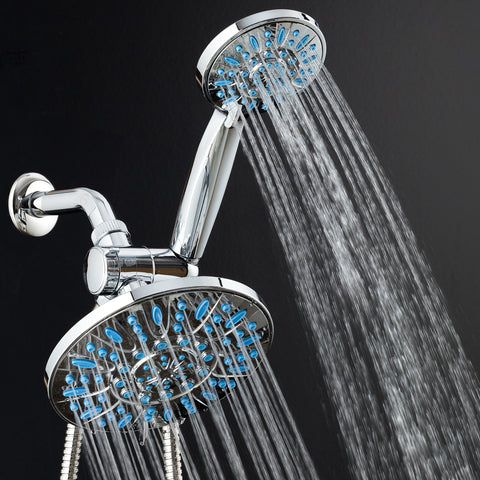 AquaDance rub-clean jets enable quick mineral deposit removal.