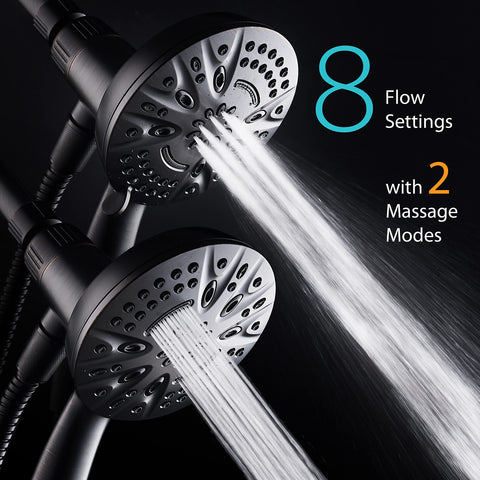 AquaDance rub-clean-jets resist mineral buildup for consistent nozzle performance.