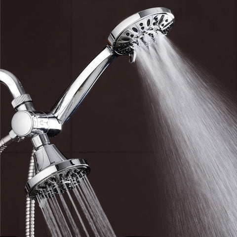 AquaDance six-setting showers offer customizable spray patterns