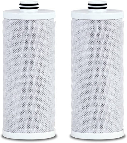 Aquasana replacement filter cartridge two-pack for countertop dispenser enhances taste and odor control.