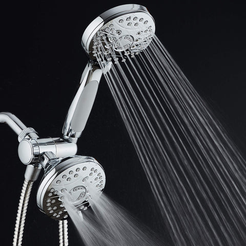 AquaSpa anti-slip grip keeps handling secure even with soapy hands.