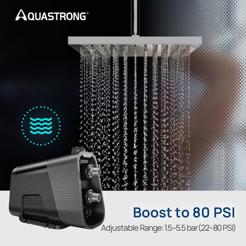 Aquastrong inverter motor delivers quiet, energy-efficient operation