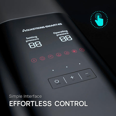 Aquastrong use cases garden and shower benefit from improved pressure