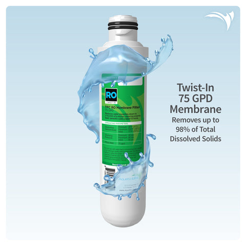 Aquatic Life deionization filter removes remaining minerals for final purity.
