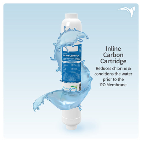 Aquatic Life inline design simplifies plumbing for compatible RO/DI setups.