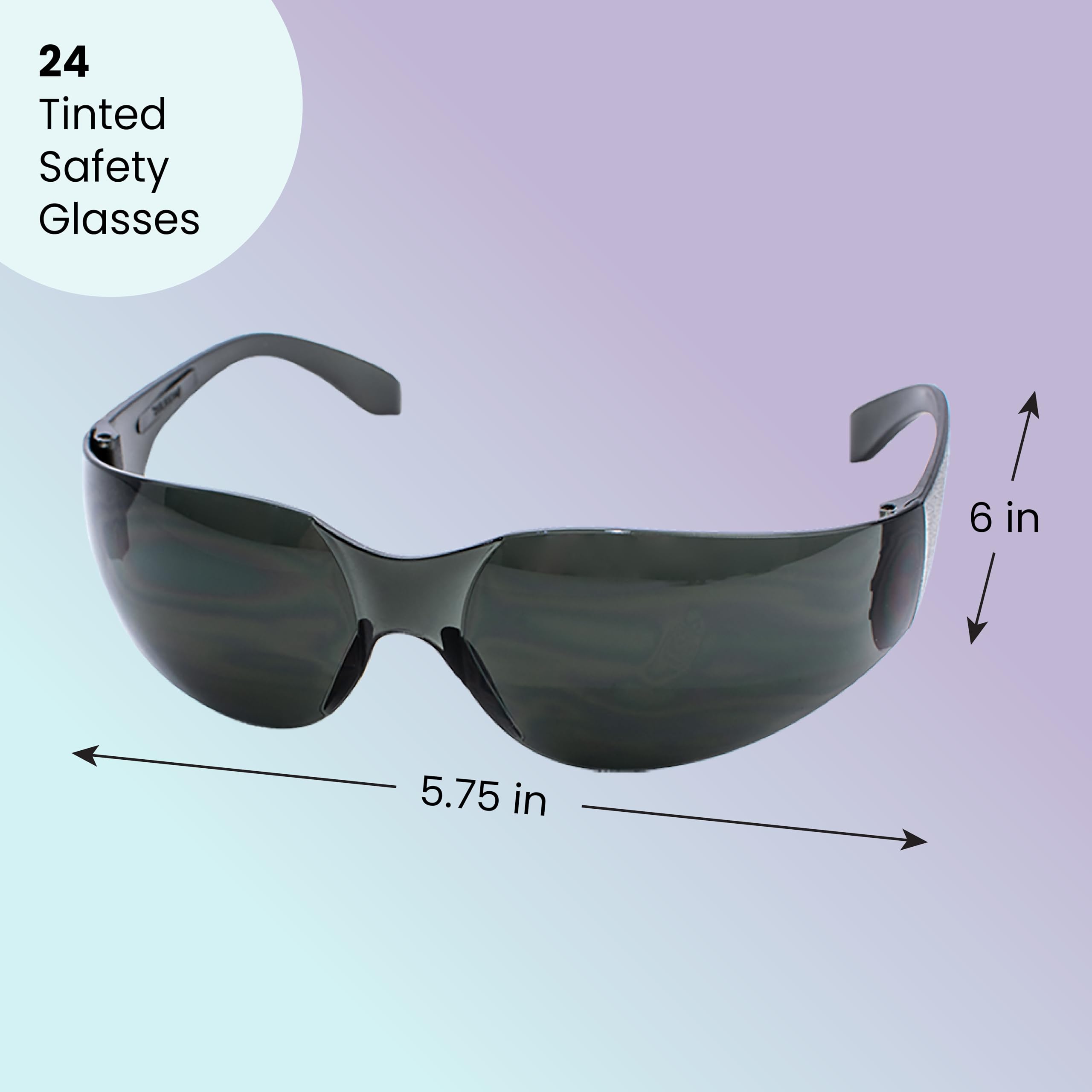 Aqulius dark-tinted lenses provide UV protection for bright days.