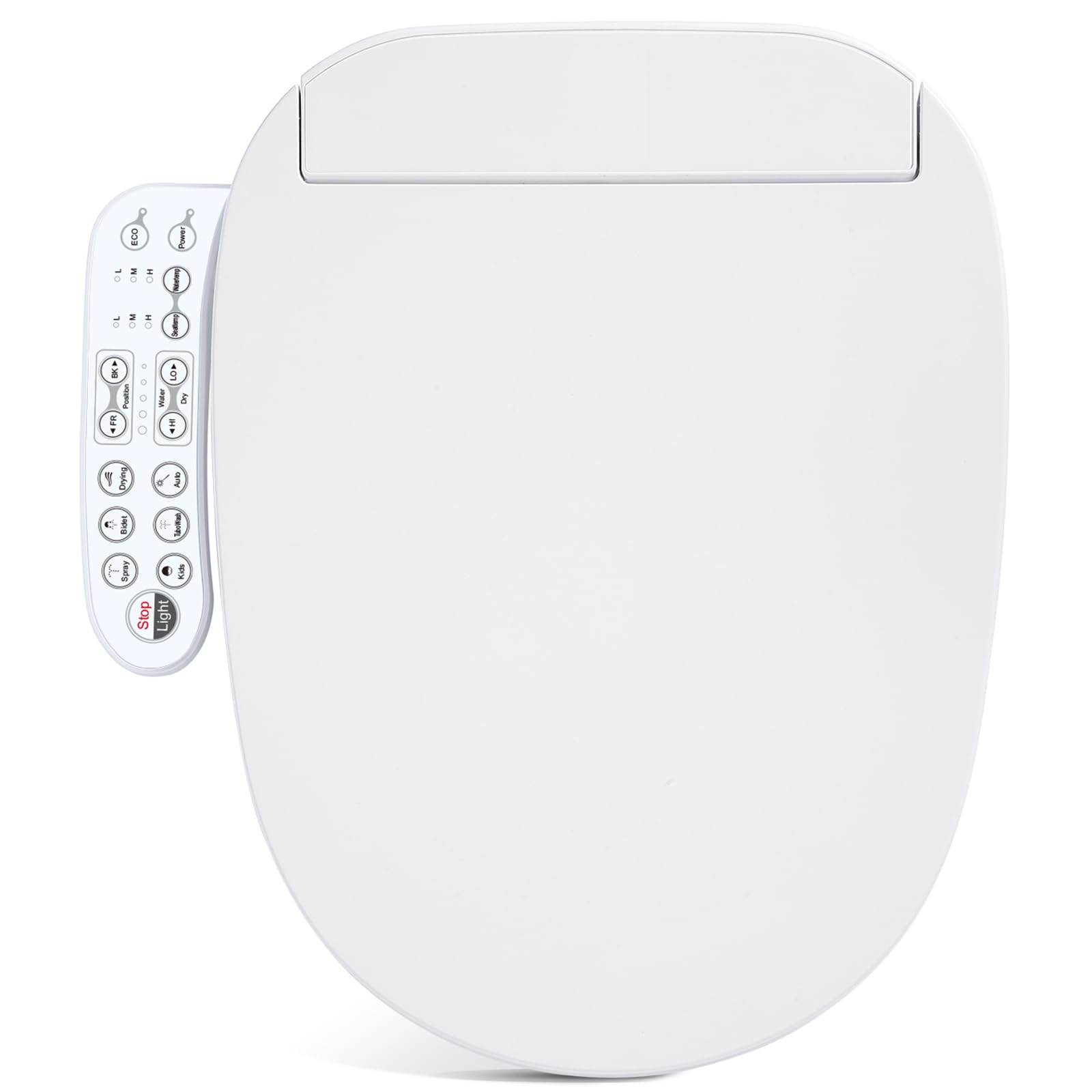 Aquonderful bidet seat with front wash delivers a refreshing cleanse for daily routines.