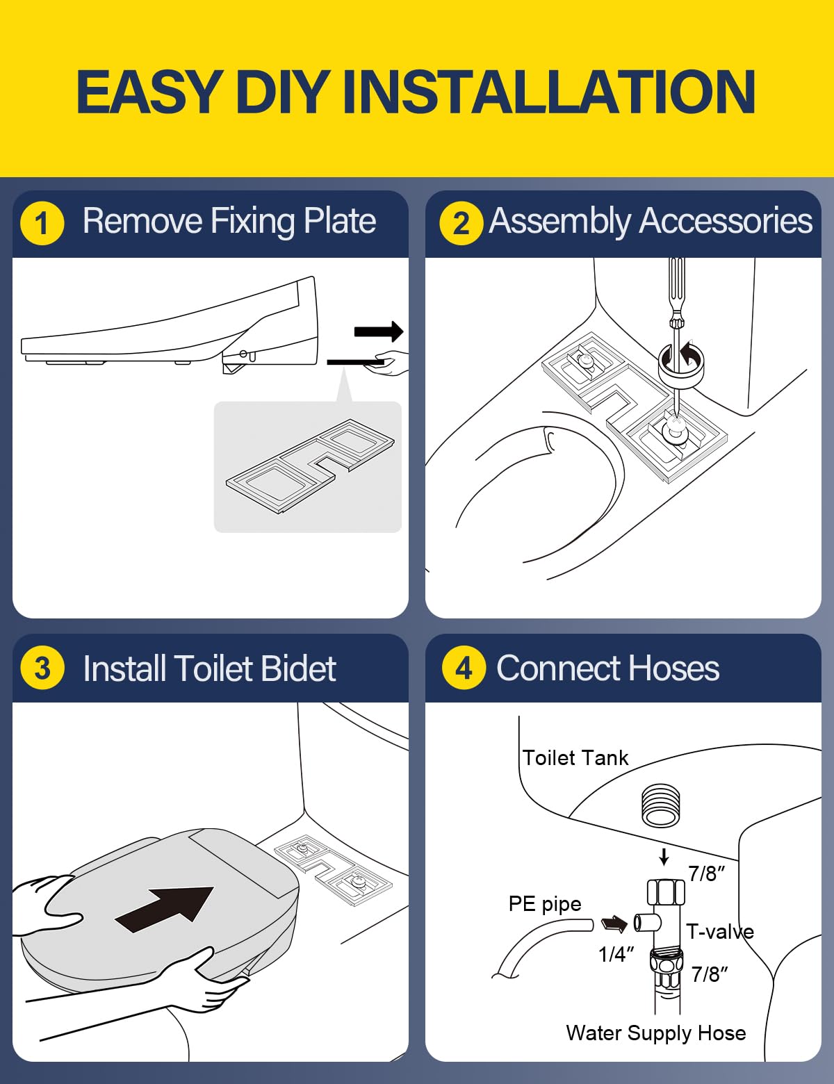 Aquonderful bidet seat heated seat provides warm comfort during chilly mornings.
