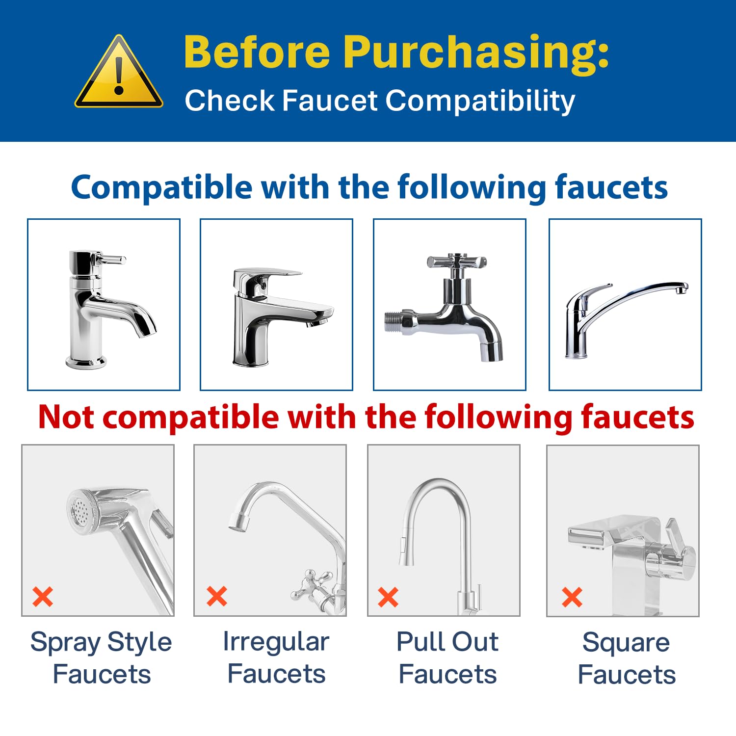 AQUSOFT faucet filter's dual water mode lets you switch between raw and filtered water.