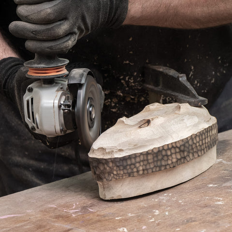Arbortech TurboPlane wood shavings action captures smooth, controlled material removal on soft and hard woods