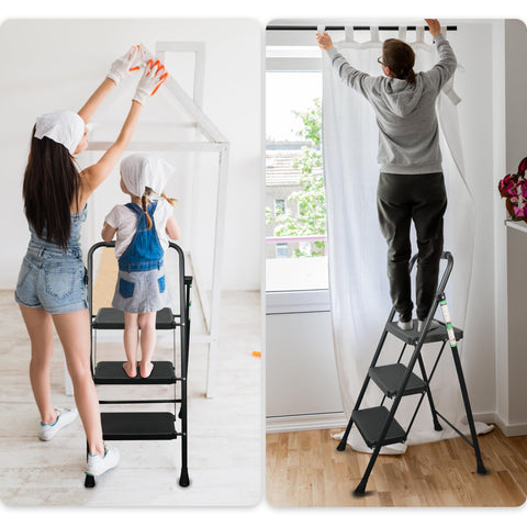 Arbusb 3 Step Ladder ideal for home, garage, or shop.