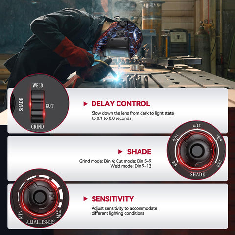ARCCAPTAIN 12-in-1 filter provides UV/IR protection across welding tasks