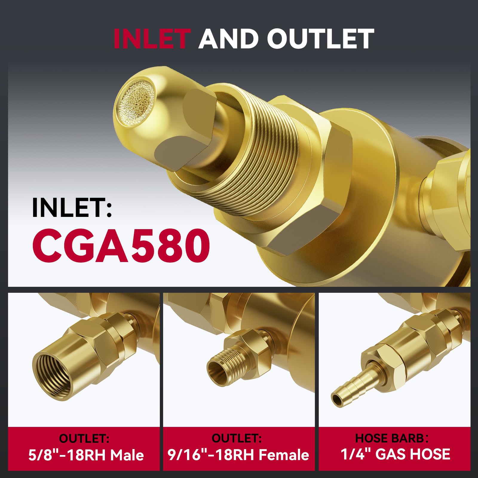ARCCAPTAIN 8.2-foot inert gas hose ready for extended welding sessions.