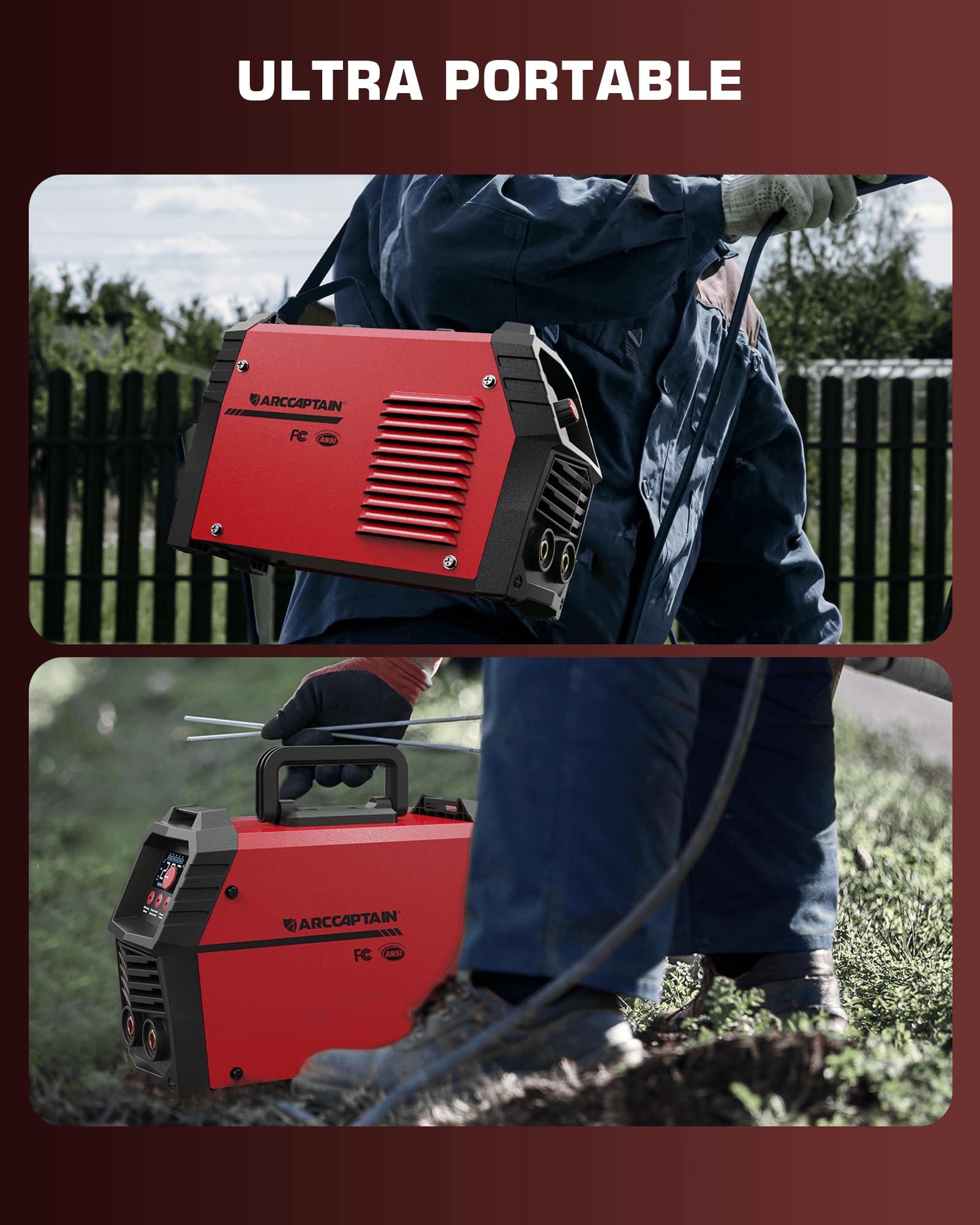 ARCCAPTAIN anti-stick function helps keep the puddle steady.