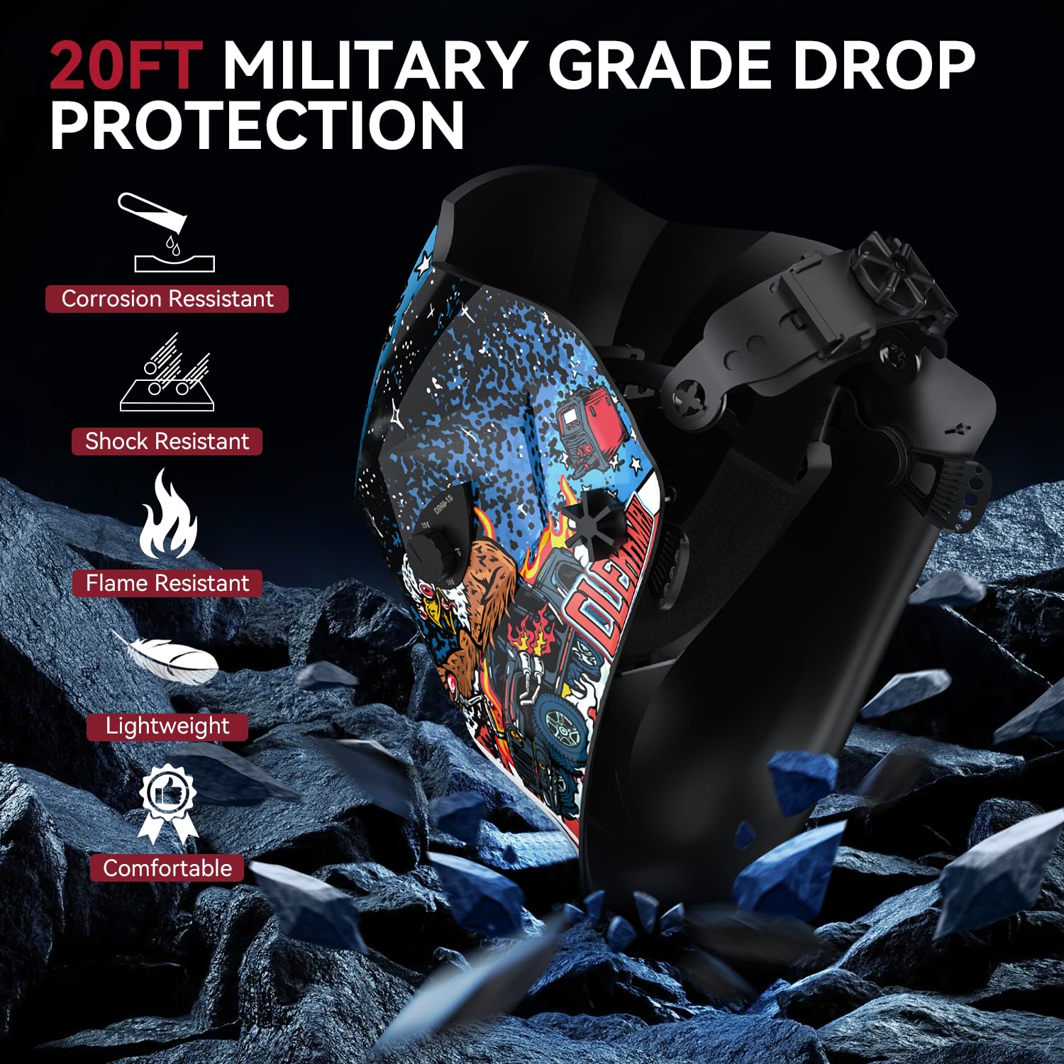 ARCCAPTAIN auto-darkening lenses with four sensors offer fast protection