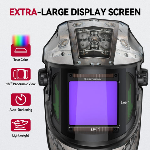 ARCCAPTAIN panorama view helmet improves situational awareness during complex welds