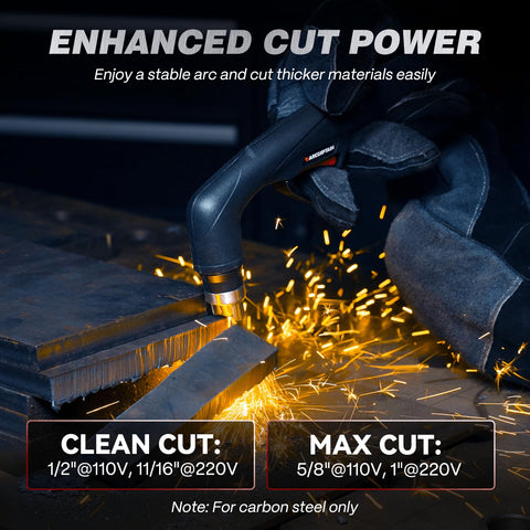 ARCCAPTAIN blowback pilot arc torch in action delivering easy starts on rough surfaces.