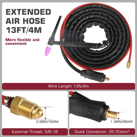 ARCCAPTAIN flexible multi-strand cables support high amperage comfortably.