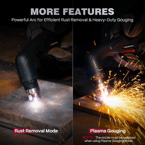 ARCCAPTAIN CUT55 MP trigger options for flexible operation.