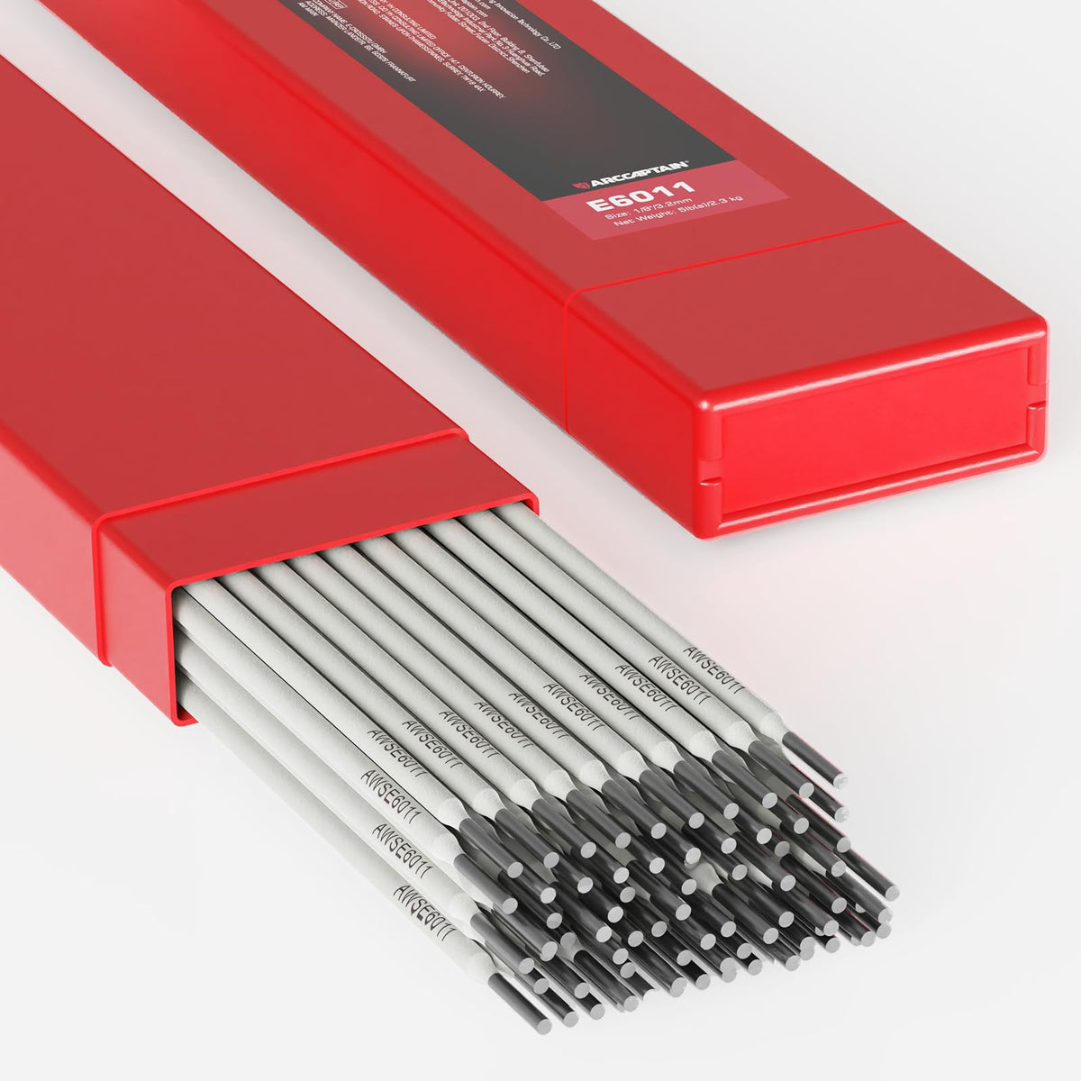 ARCCAPTAIN E6011 stable arc for all-position welding on mild steel.