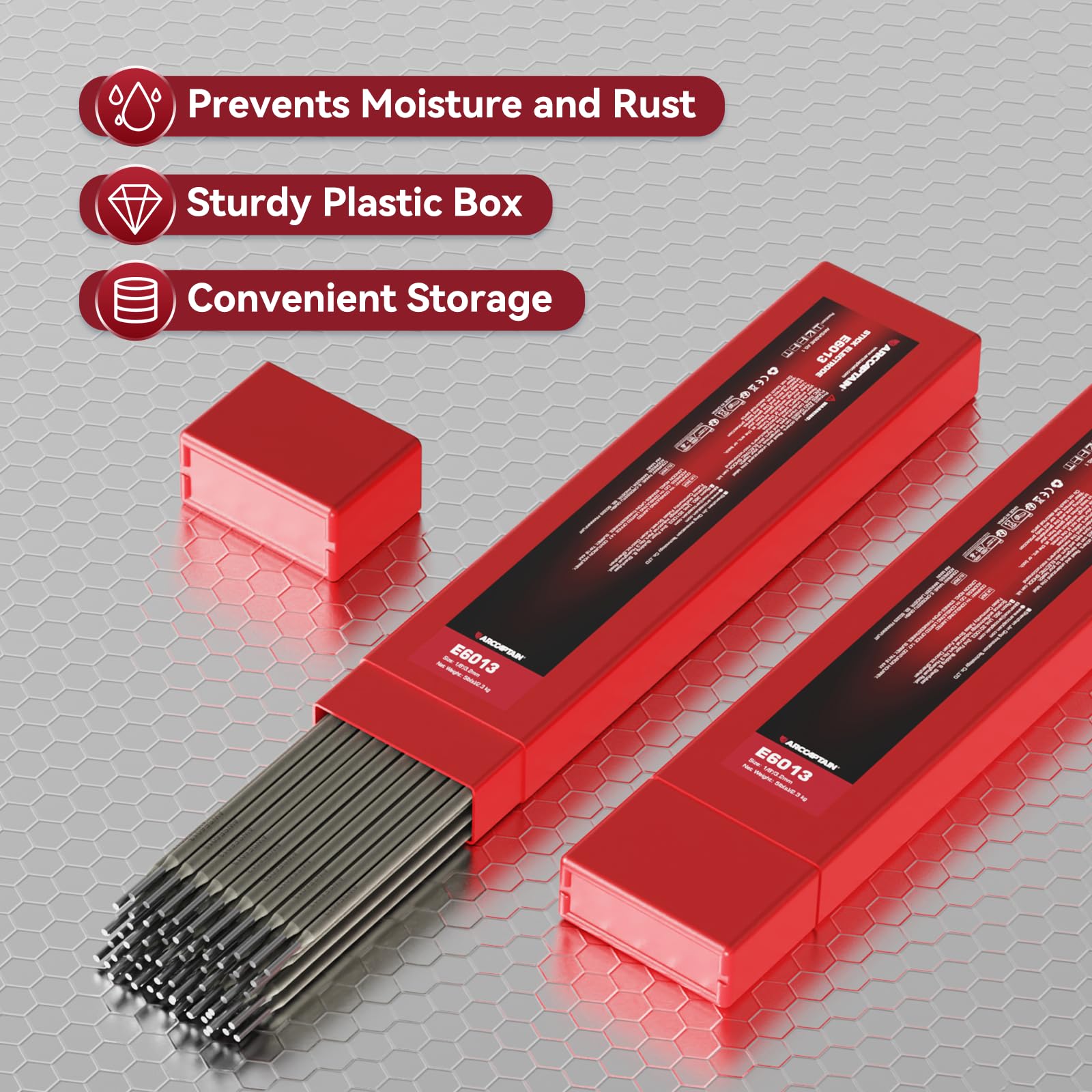 ARCCAPTAIN E6013 welding slag removal is easy for clean beads
