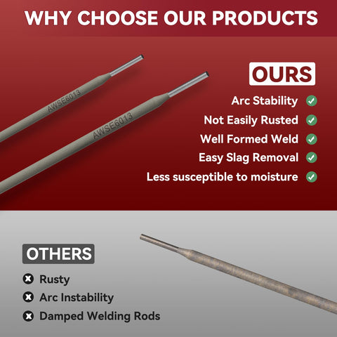 ARCCAPTAIN E6013 mild steel applications for thin plates and small components