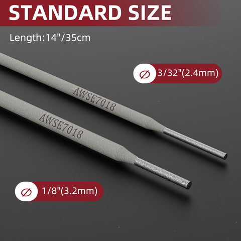 ARCCAPTAIN E7018 iron powder electrode designed for low hydrogen content and high weld quality.