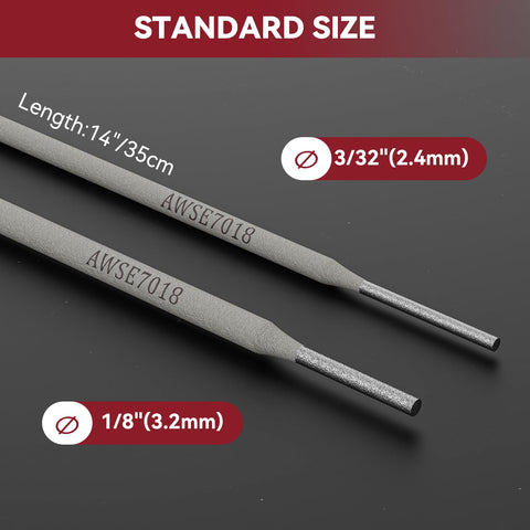 ARCCAPTAIN E7018 rod 1/8-inch length ideal for versatile welding projects