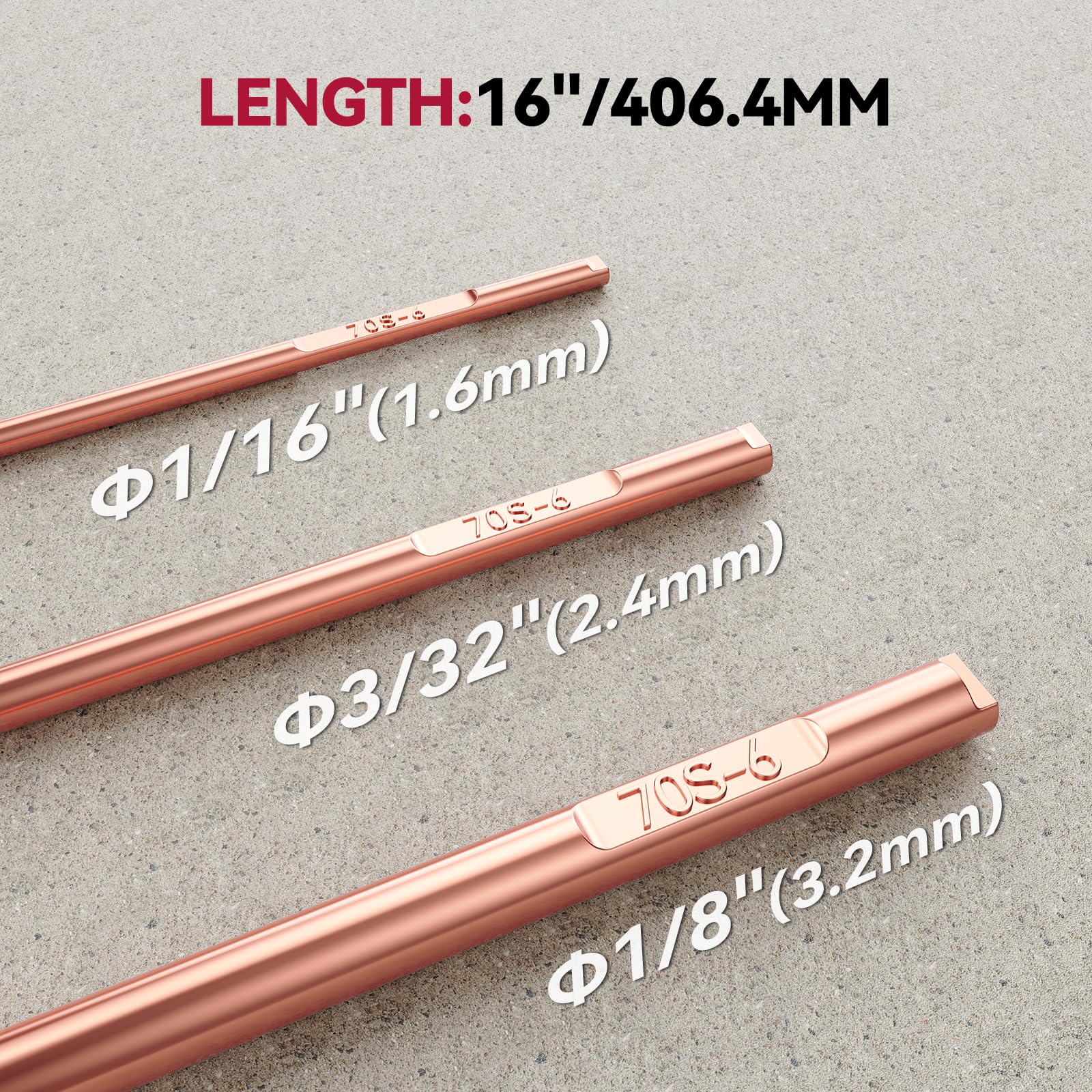 ARCCAPTAIN ER70S-6 TIG rod arc bead detail showing smooth weld.