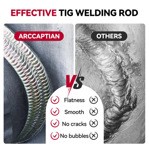 ARCCAPTAIN ER70S-6 TIG setup ready for precise welding tasks.