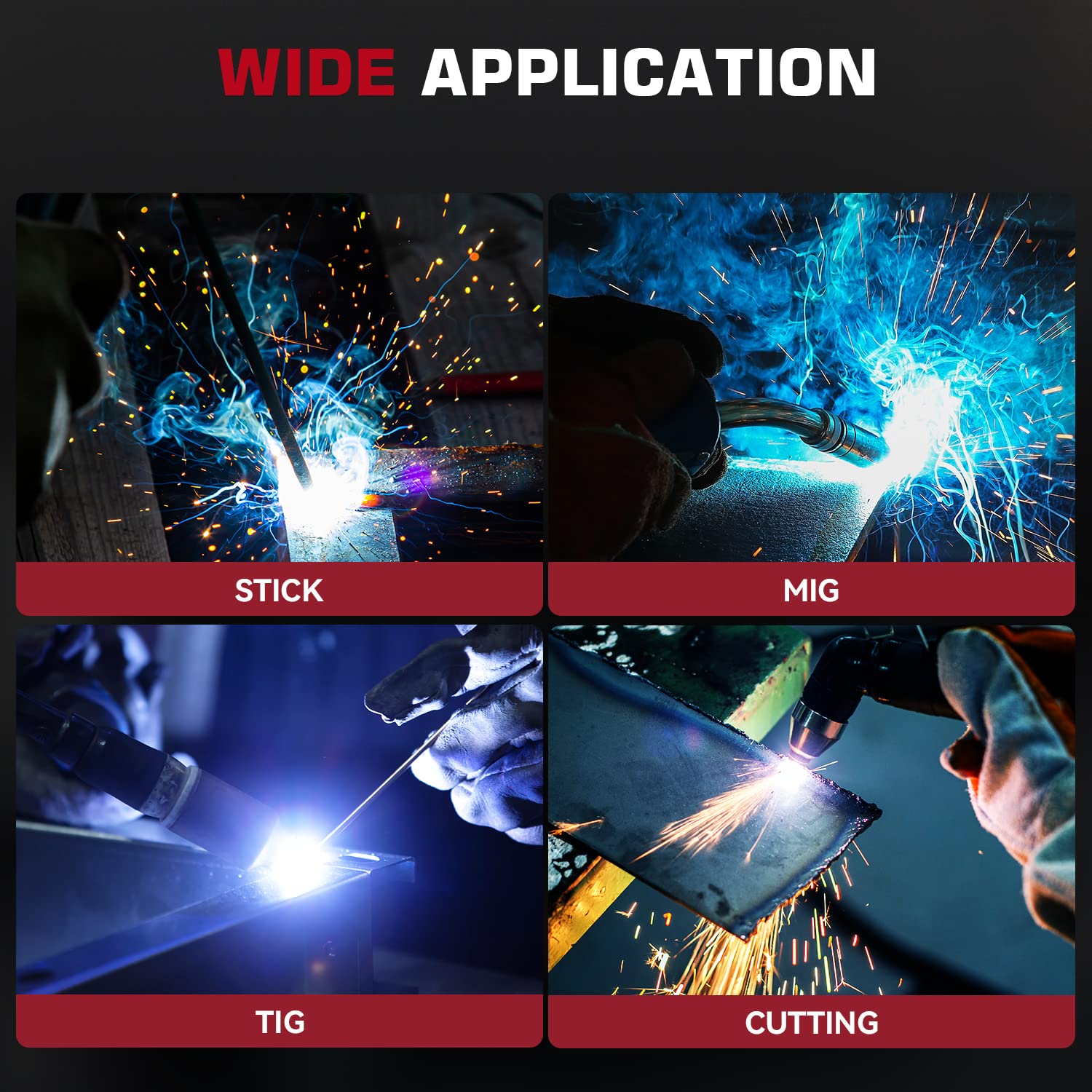 ARCCAPTAIN four-sensor arc welding helmet for safer welds