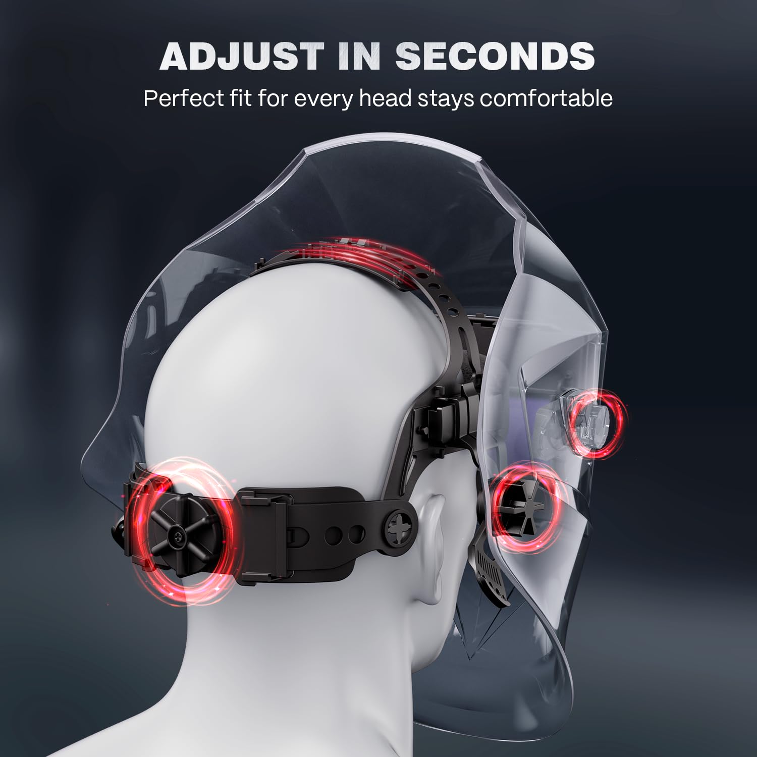 ARCCAPTAIN HSH-S800 compliant with ANSI Z87.1, EN379 and CSA Z94.3 standards