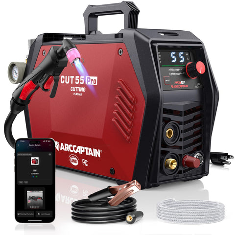 ARCCAPTAIN iControl CUT55 Pro front panel with large LED display for precise readings