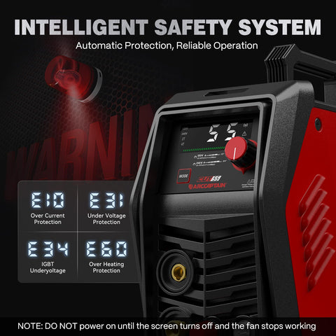 ARCCAPTAIN iControl CUT55 Pro safety cooling system visual