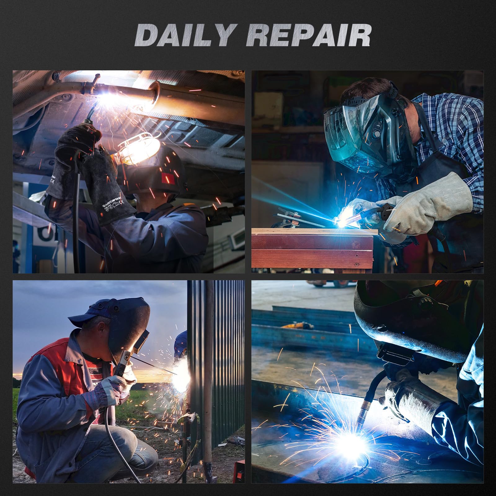 ARCCAPTAIN iControl MIG205 Pro MMA/stick welding capability.