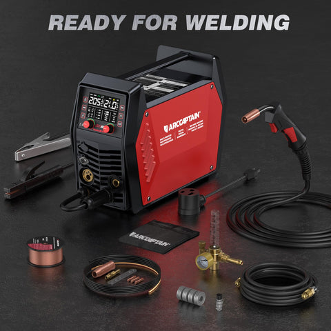 ARCCAPTAIN iControl MIG205 Pro spot welding operation example.