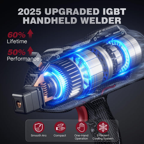 ARCCAPTAIN IGBT technology delivers stable current and smooth welds