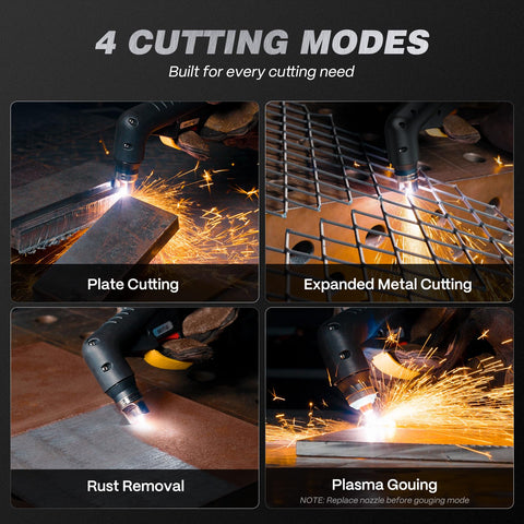 ARCCAPTAIN IP60 upgraded torch enabling smooth, clean cuts