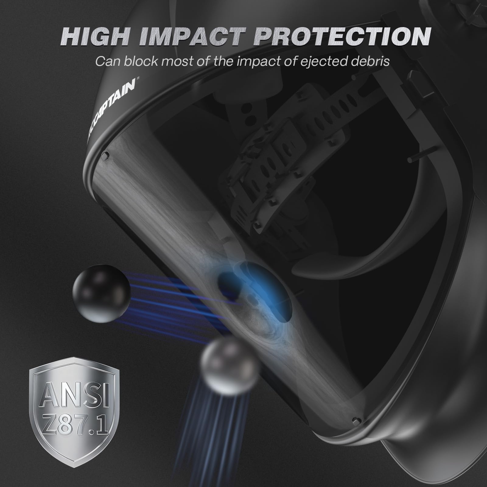 ARCCAPTAIN lightweight balanced design reduces fatigue during long shifts