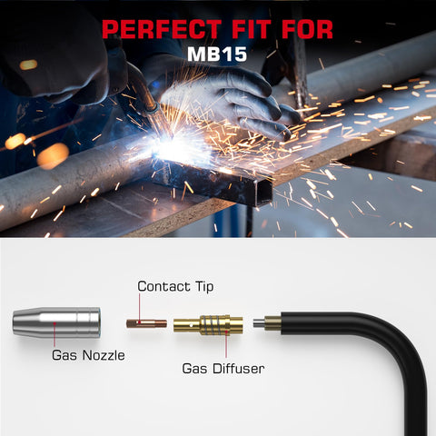 ARCCAPTAIN MIG200/MIG130 compatibility kit enables seamless welding setup.