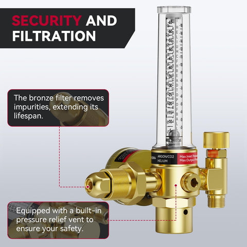 ARCCAPTAIN package includes regulator hose clamps and barb