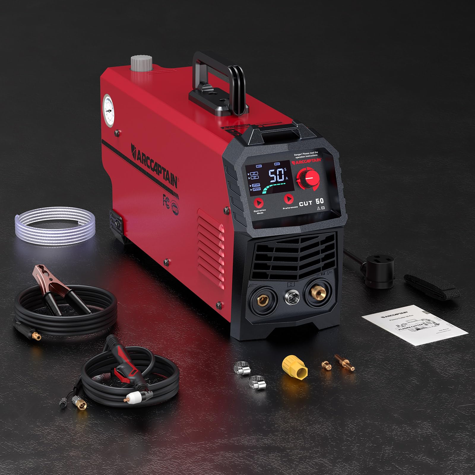 ARCCAPTAIN plasma cutter with shoulder strap for easy transport