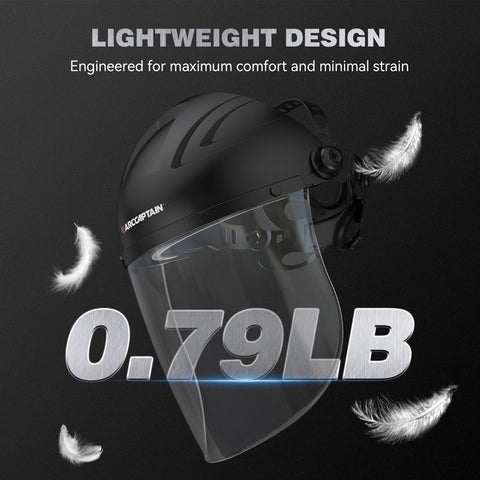 ARCCAPTAIN polycarbonate lens with anti-fog coating provides lasting clarity