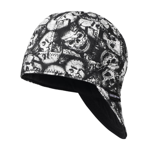 ARCCAPTAIN reversible welding cap front view with breathable double sided design