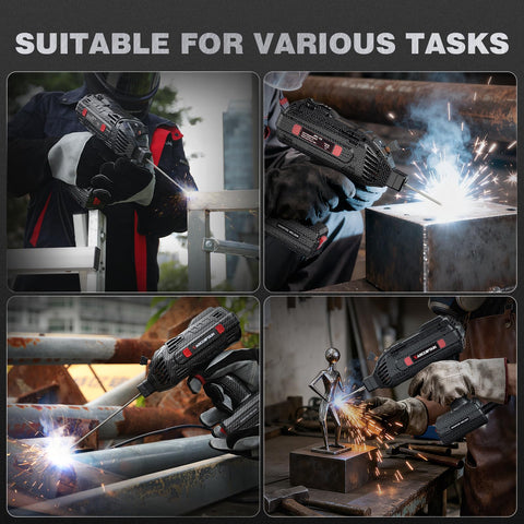 ARCCAPTAIN compatible with welding rods from 3/32 to 1/8 inch