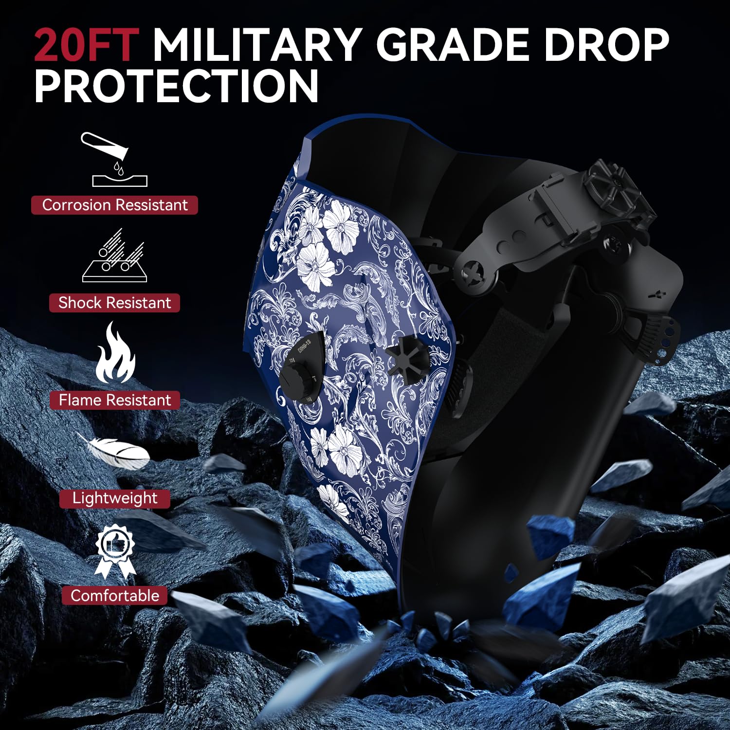ARCCAPTAIN S800 auto-darkening lens ensures quick shade changes for various welding tasks.