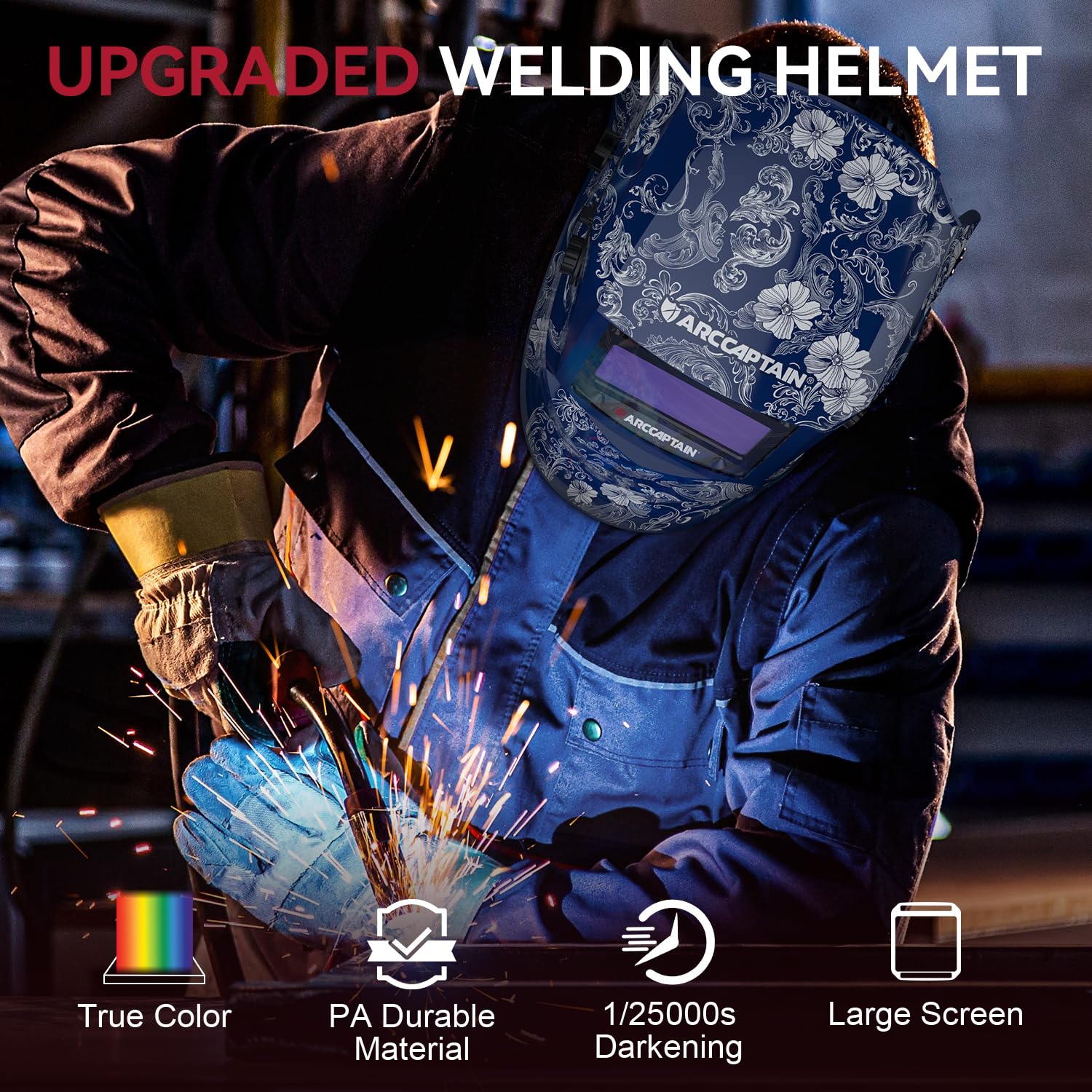 ARCCAPTAIN S800 lightweight design supports comfortable all-day wear.