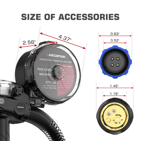 ARCCAPTAIN spool gun suits farm, shop, home, and auto body tasks.